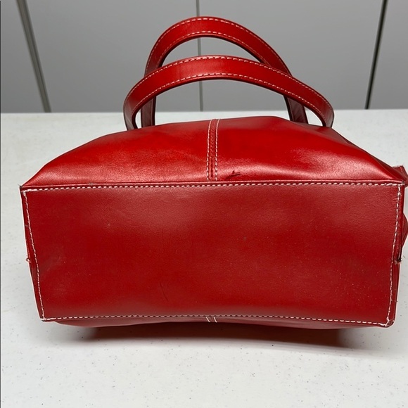 Vintage Wilson Leather Bag Red - Picture 6 of 16